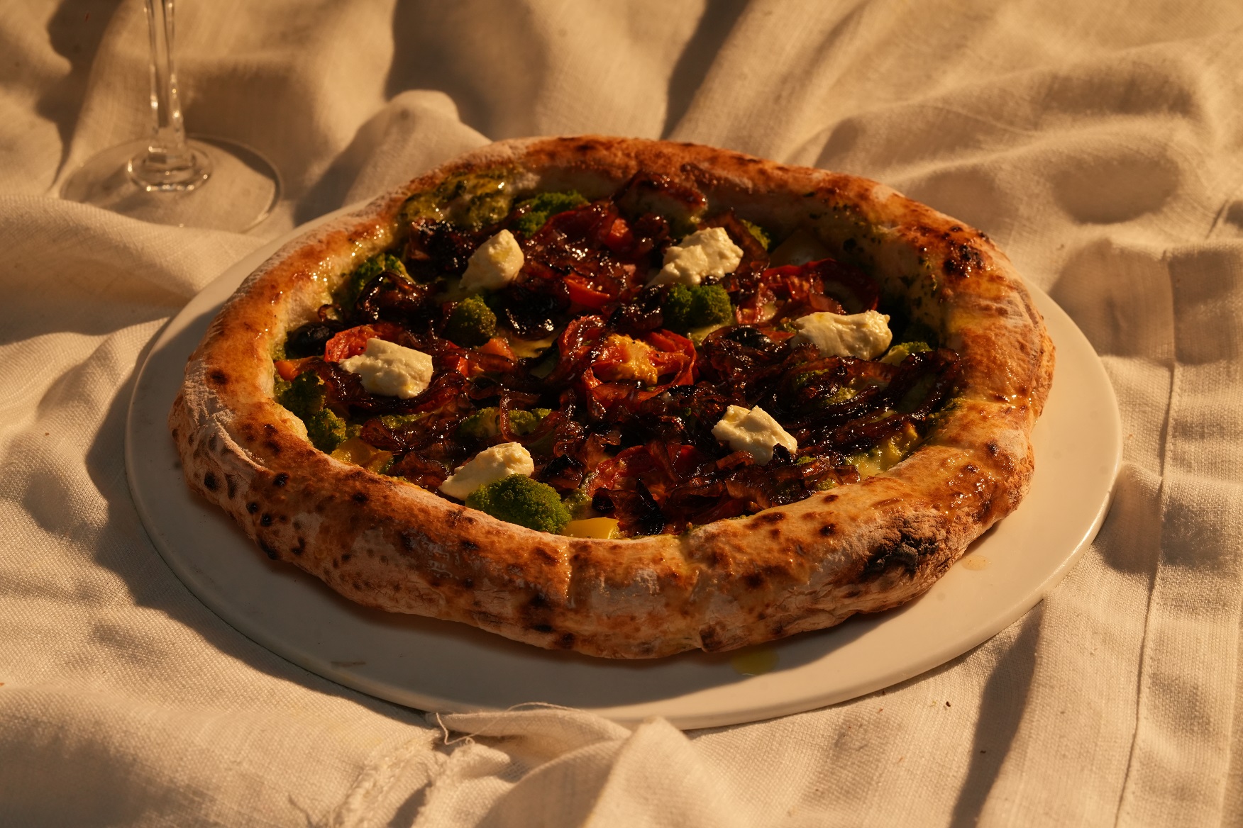 Verdure Pesto Pizza